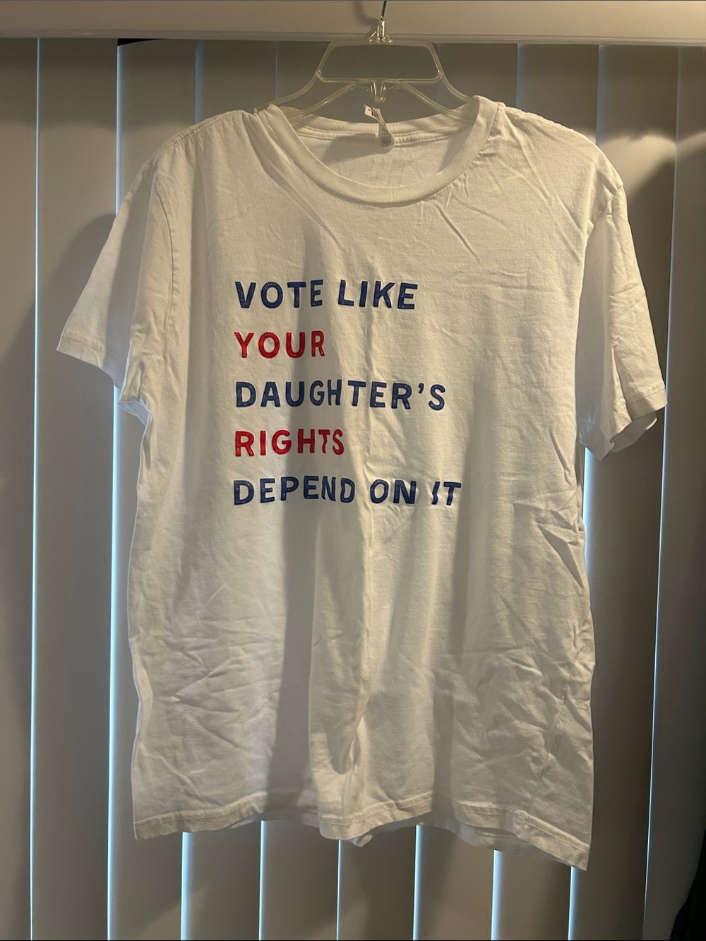 White Graphic Kids' Tee - Vote Like Your Daughter's Rights
